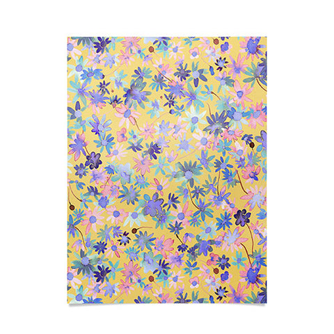 Ninola Design Daisies Spring Yellow Poster