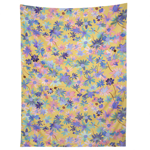 Ninola Design Daisies Spring Yellow Tapestry