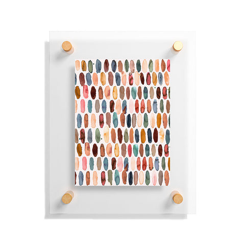 Ninola Design Dashes Mineral Floating Acrylic Print