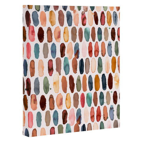 Ninola Design Dashes Mineral Art Canvas