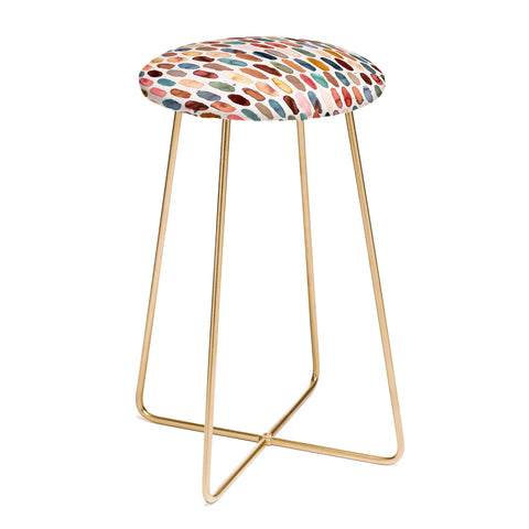 Ninola Design Dashes Mineral Counter Stool