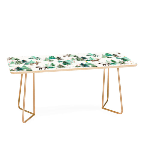 Ninola Design Deers and Christmas trees Coffee Table