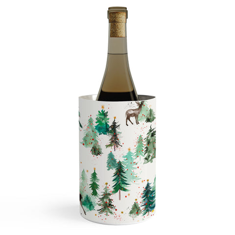 Ninola Design Deers and Christmas trees Wine Chiller
