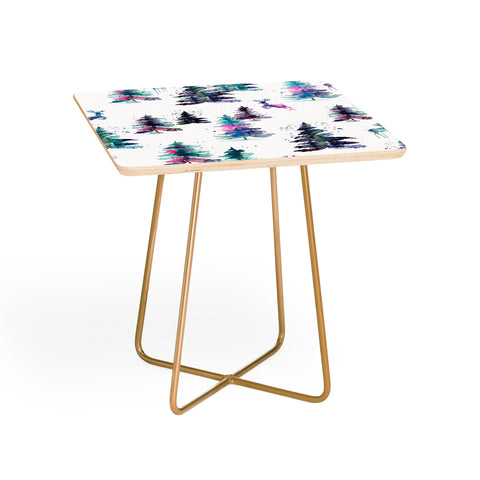 Ninola Design Deers and trees forest Pastel Side Table