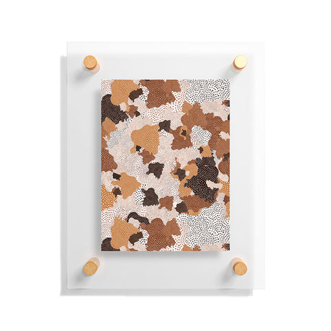 Ninola Design Desert dunes Terracota Floating Acrylic Print