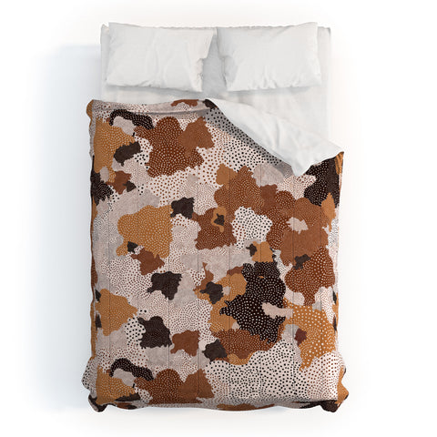 Ninola Design Desert dunes Terracota Comforter