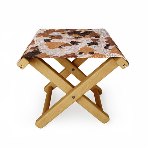 Ninola Design Desert dunes Terracota Folding Stool