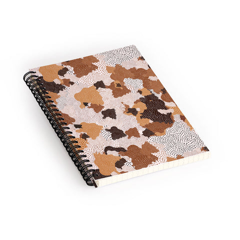 Ninola Design Desert dunes Terracota Spiral Notebook