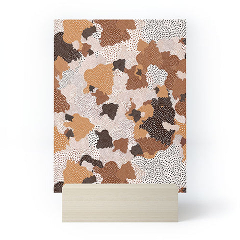 Ninola Design Desert dunes Terracota Mini Art Print