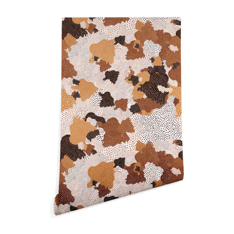 Ninola Design Desert dunes Terracota Wallpaper