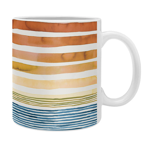 Ninola Design Desert sunset stripes Coffee Mug