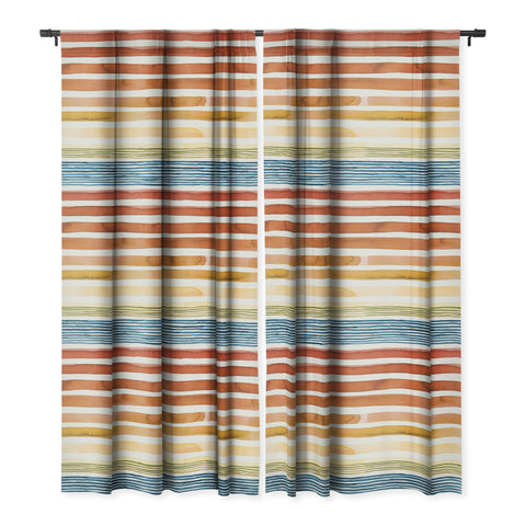 Ninola Design Desert sunset stripes Blackout Non Repeat