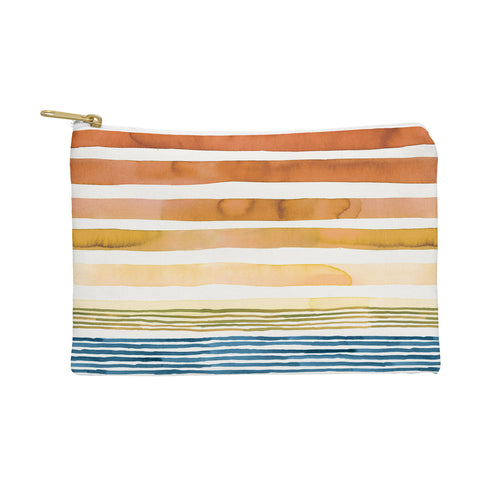 Ninola Design Desert sunset stripes Pouch