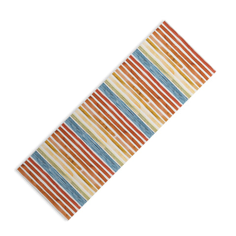 Ninola Design Desert sunset stripes Yoga Mat