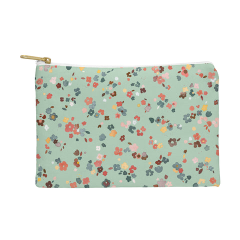 Ninola Design Ditsy flowers Green Pouch