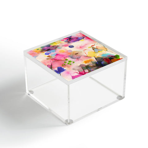 Ninola Design Dreamy imaginary mountains landscape Acrylic Box