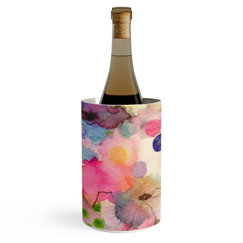 Ninola Design Dreamy imaginary mountains landscape Wine Chiller