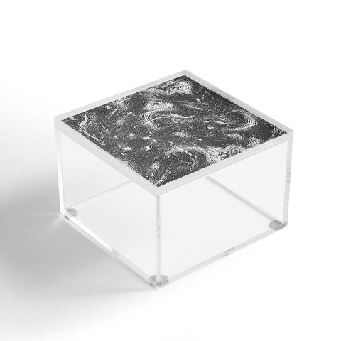 Ninola Design Dripping Abstract Dots Dust Acrylic Box