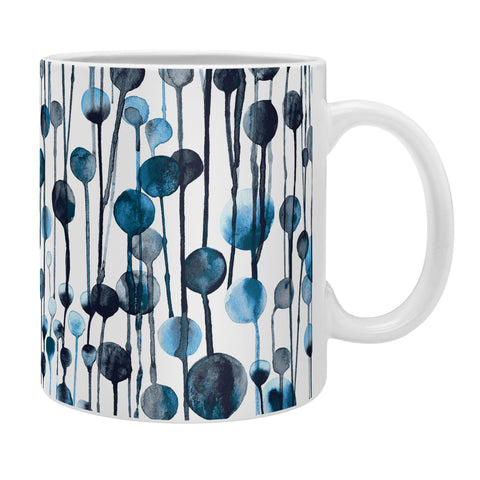 Ninola Design Dripping Dots Watercolor Coffee Mug