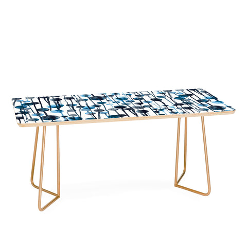 Ninola Design Dripping Dots Watercolor Coffee Table