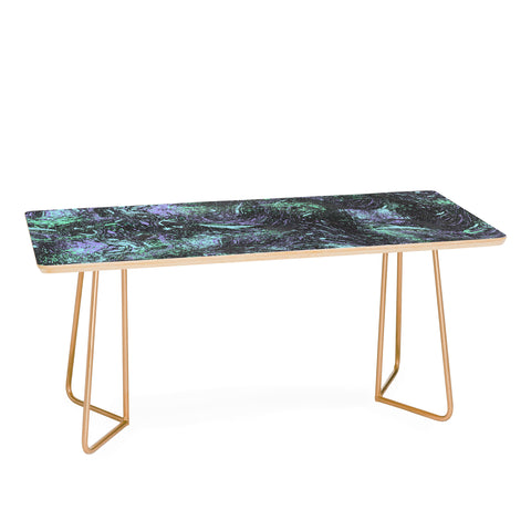 Ninola Design Dripping Splatter Purple Coffee Table