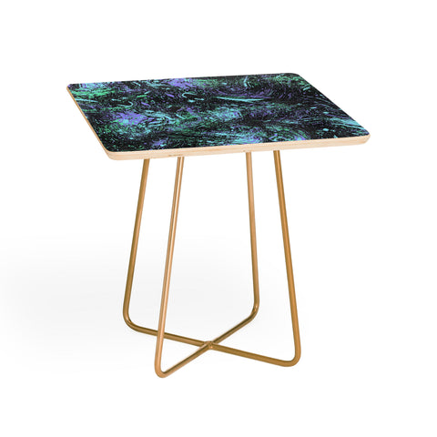 Ninola Design Dripping Splatter Purple Side Table