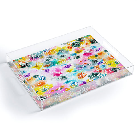 Ninola Design Experimental Colorful Surface Acrylic Tray