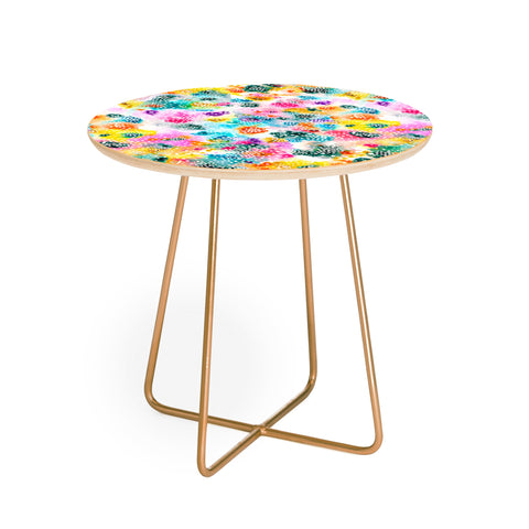 Ninola Design Experimental Colorful Surface Round Side Table