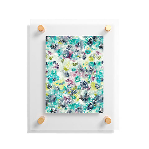 Ninola Design Experimental Green Surface Floating Acrylic Print