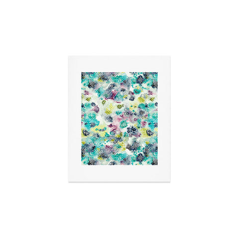 Ninola Design Experimental Green Surface Art Print