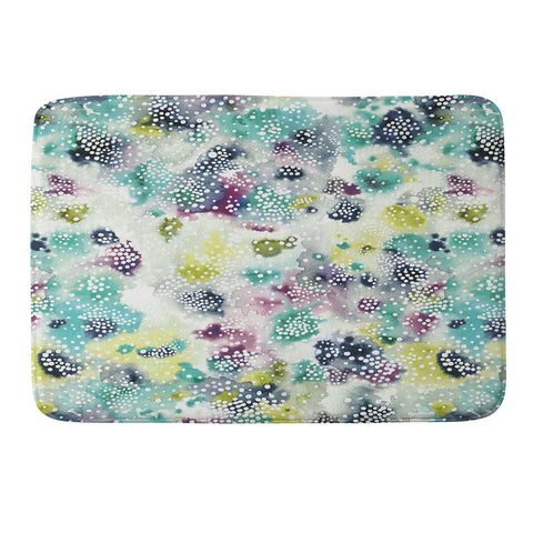 Ninola Design Experimental Green Surface Memory Foam Bath Mat