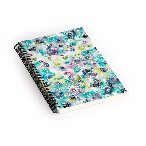 Ninola Design Experimental Green Surface Spiral Notebook