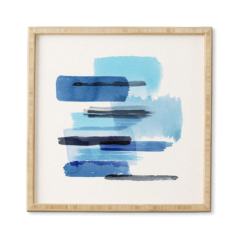 Ninola Design Feelings blue Framed Wall Art