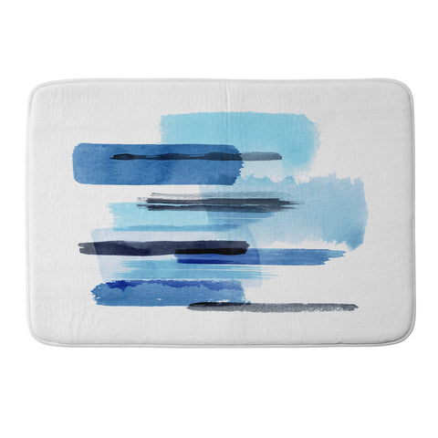 Ninola Design Feelings blue Memory Foam Bath Mat