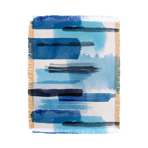 Ninola Design Feelings blue Throw Blanket