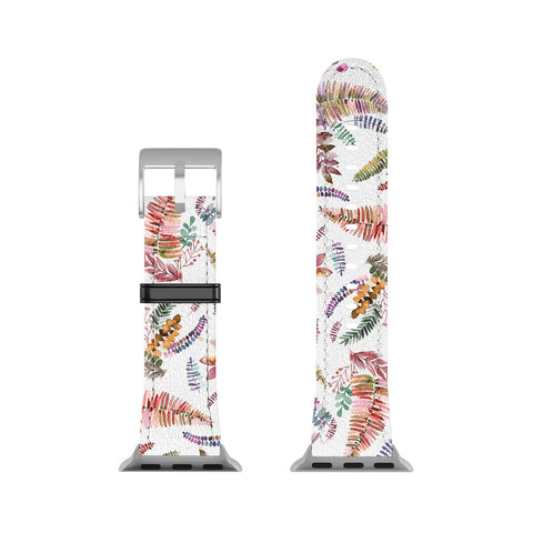 Ninola Design Ferns Branches Autumn Shades Apple Watch Band