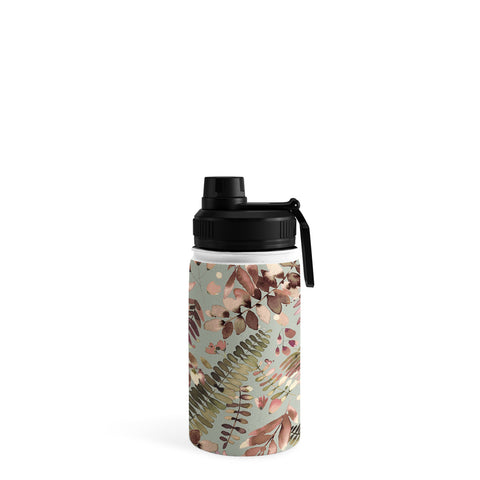 Ninola Design Ferns Foliage Nature Green Water Bottle