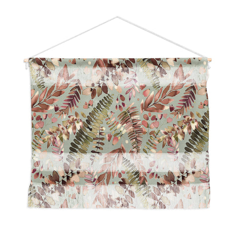 Ninola Design Ferns Foliage Nature Green Wall Hanging Landscape