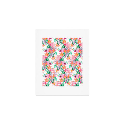 Ninola Design Flowers Sweet Bloom Pink Art Print