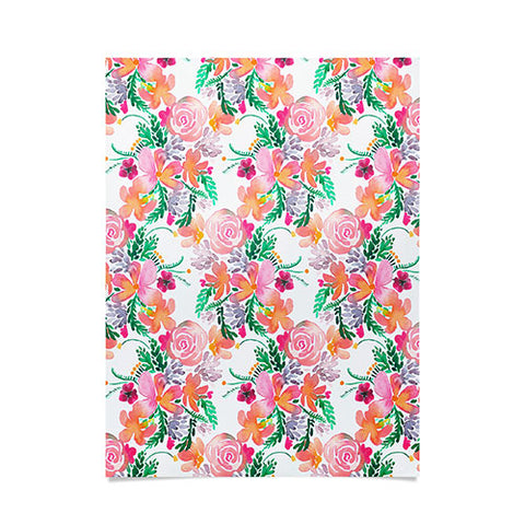 Ninola Design Flowers Sweet Bloom Pink Poster