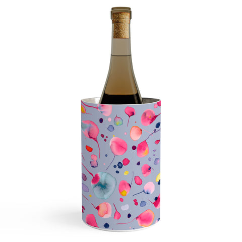 Ninola Design Flying Leaves Watercolor Wine Chiller