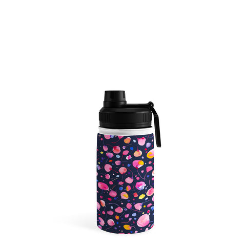 Ninola Design Flying seeds navy Water Bottle