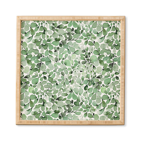 Ninola Design Foliage Green Framed Wall Art