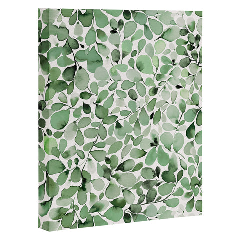 Ninola Design Foliage Green Art Canvas
