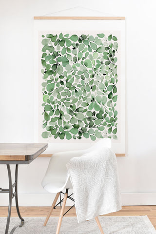 Ninola Design Foliage Green Art Print And Hanger