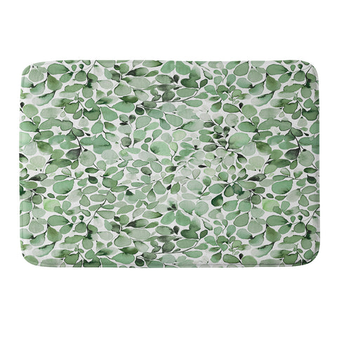 Ninola Design Foliage Green Memory Foam Bath Mat