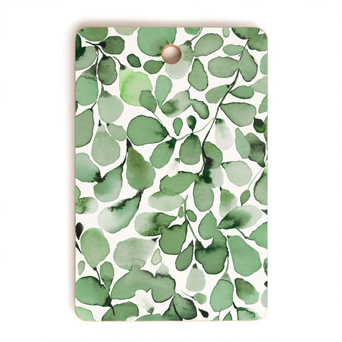 Ninola Design Foliage Green Cutting Board Rectangle