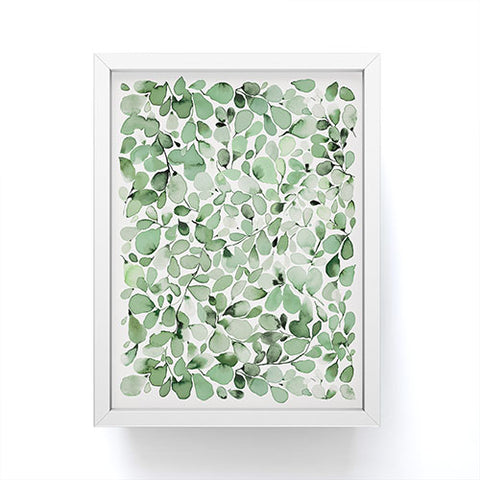 Ninola Design Foliage Green Framed Mini Art Print
