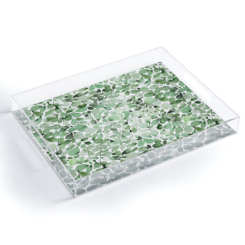 Ninola Design Foliage Green Acrylic Tray