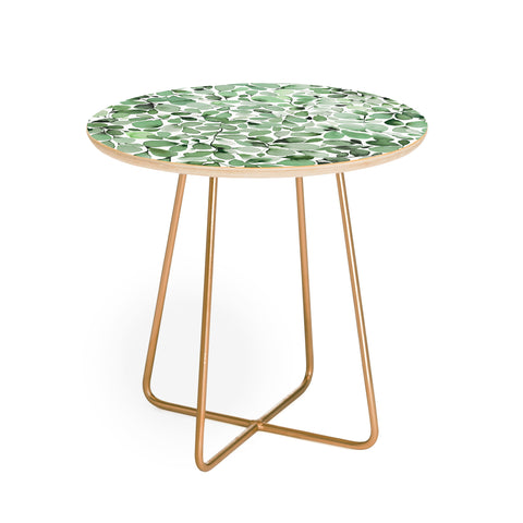 Ninola Design Foliage Green Round Side Table